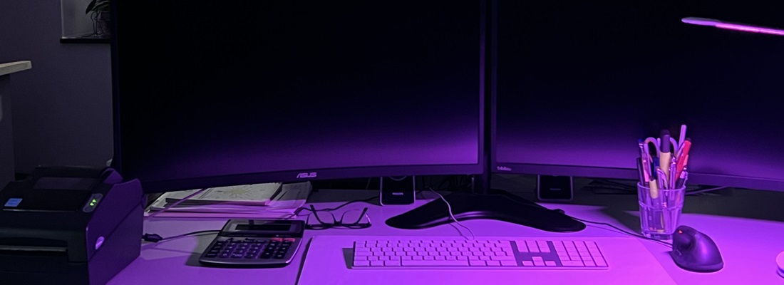 Lila LED-Diffusorfolie für sanfte Lichtstreuung in Hamburg